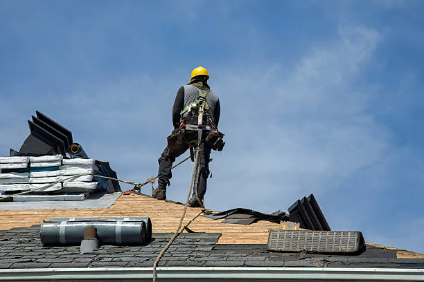 Professional Roofing technician working in Columbia Station, OH